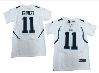 Nike NFL Elite Jersey Jacksonville Jaguars 11 Blaine Gabbert White